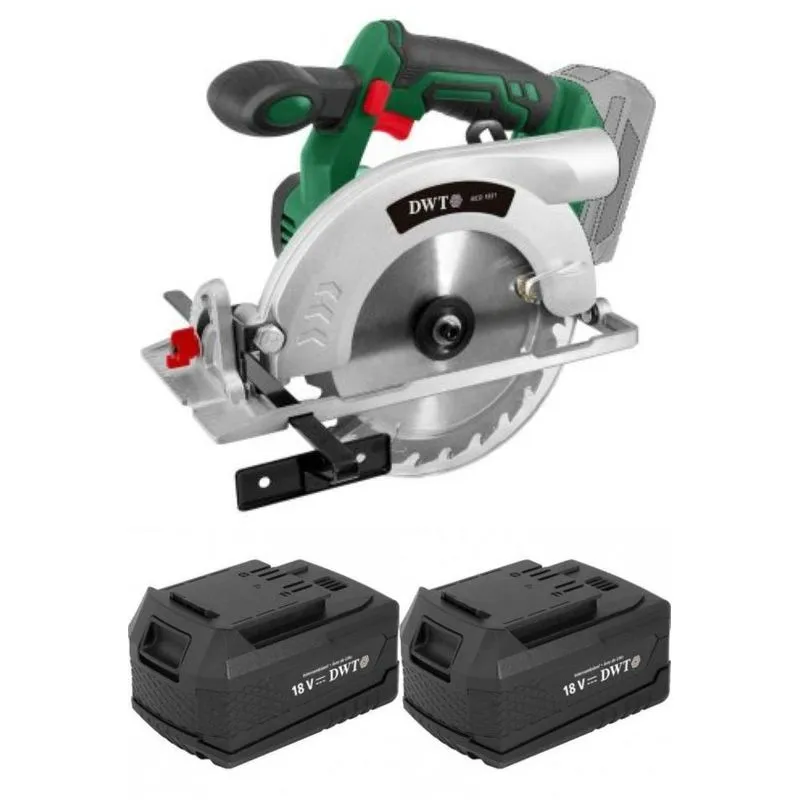Serra Circular Dwt 18v Iscd1831 + 2 Baterias 4ah +carregador
