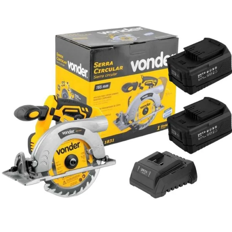 Serra Circular Vonder Iscv 1831 2 Baterias Dwt 4.0 Ah 18V