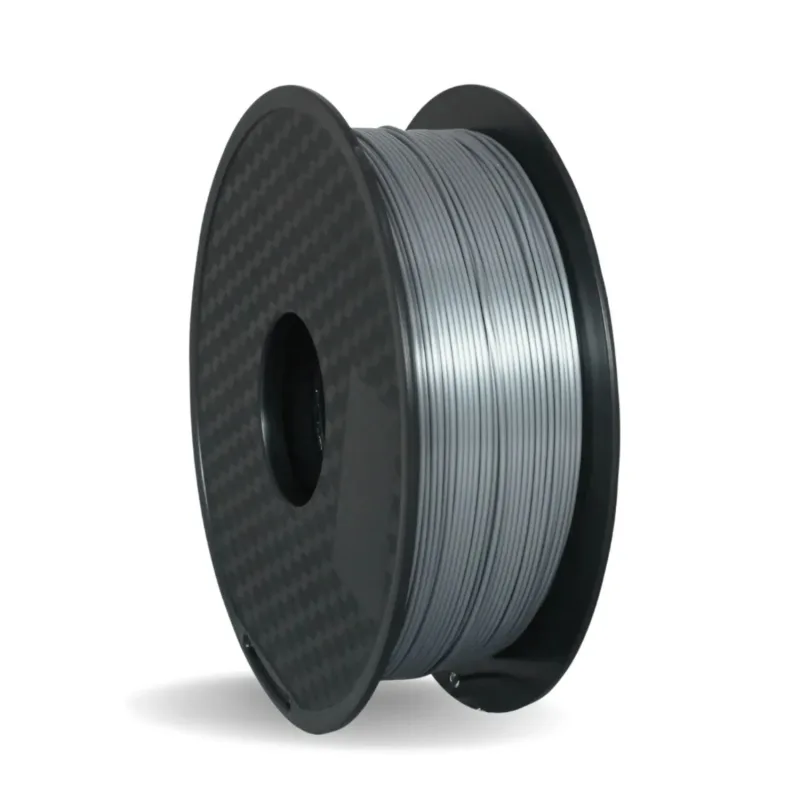 Filamento PLA Silk Cor Prata Lunar 1Kg 1.75mm 3D Lab
