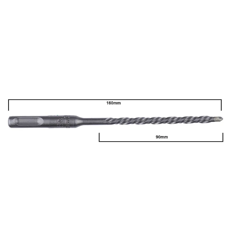 Kit 10 Broca sds Plus Para Concreto 6x160mm mtx