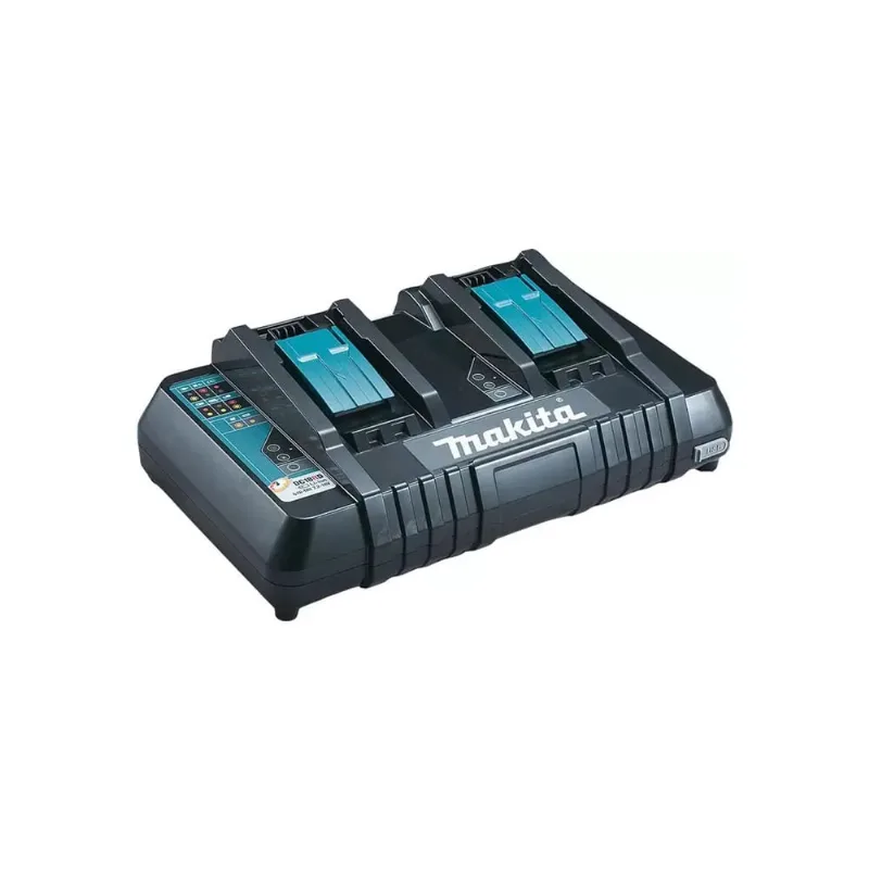 Carregador Bateria Duplo Rápido 18V DC18RD Makita 220V