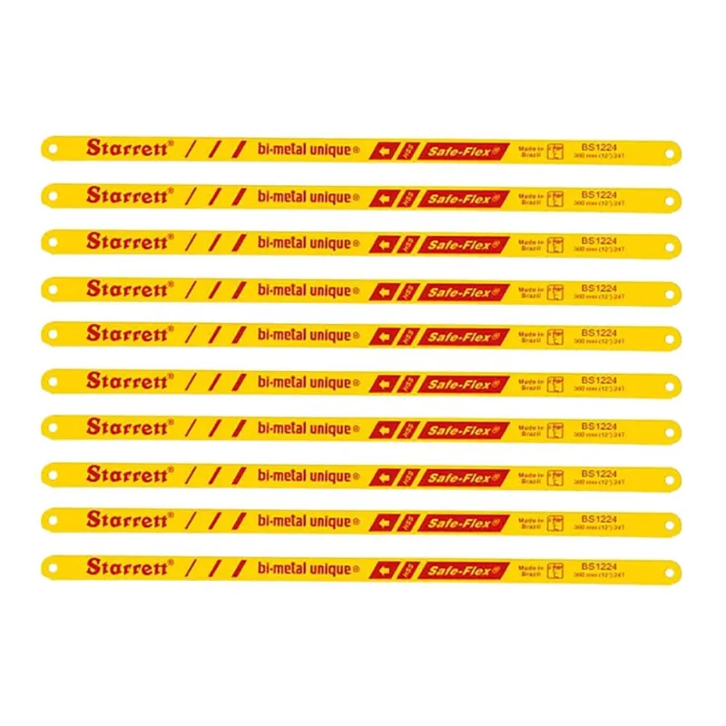 Lâmina Serra Manual Bimetálica Com 10 Un 12Pol 24d BS1224 Starrett