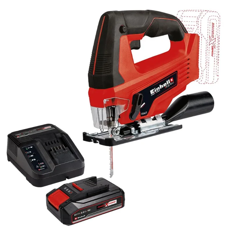 Serra Tico Tico Velocidade Variável Bateria 18V 2,5AH tc-js 18 li Einhell