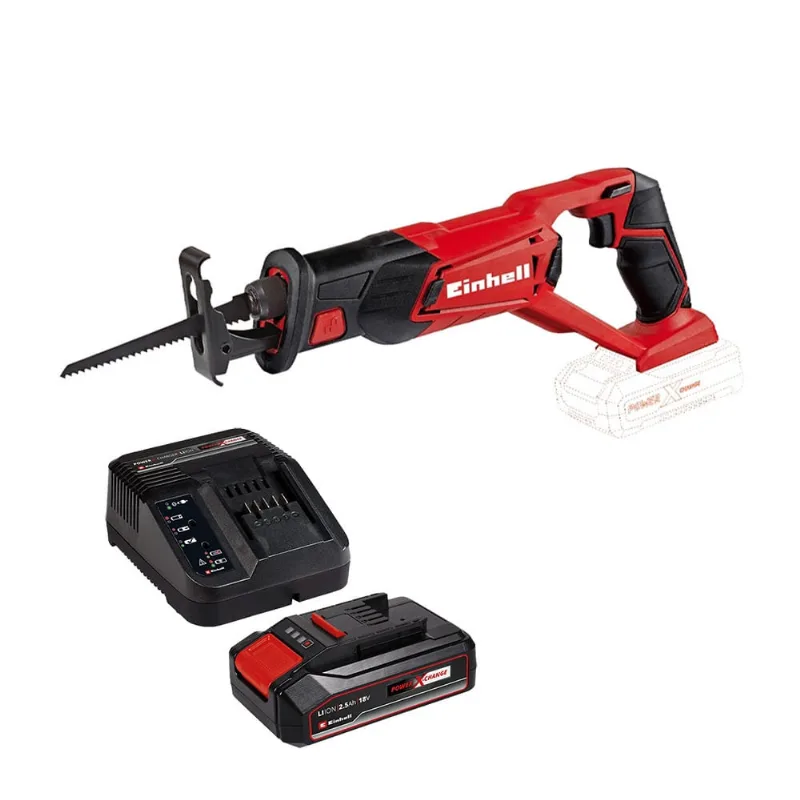 Serra Sabre Velocidade Variável Bateria 18V 2,5AH te-ap 18 li Einhell