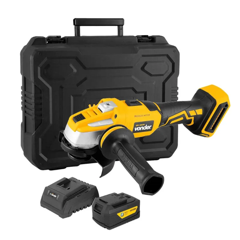 Esmerilhadeira 4.1/2 Bateria 18V 4AH Brushless IEV1847B Vonder