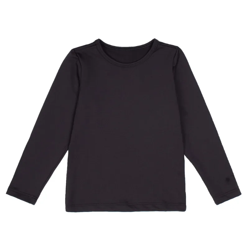 Blusa Térmica Infantil Estilo do Corpo Preto - G