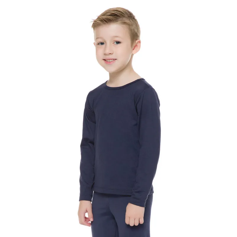 Blusa Térmica Infantil Estilo do Corpo Marinho - 4