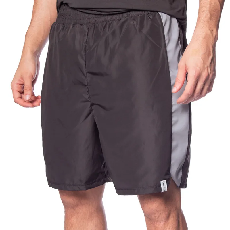 Bermuda Masculina Estilo do Corpo Dupla Refletivo Preto - P