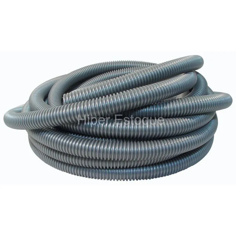 Mangueira Duto Sucção Vácuo Ar Cinza Pvc 5 - 25m