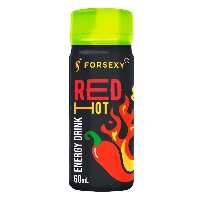 Energético Red Hot Energy Drink Shot 60ml For Sexy Sex Shop