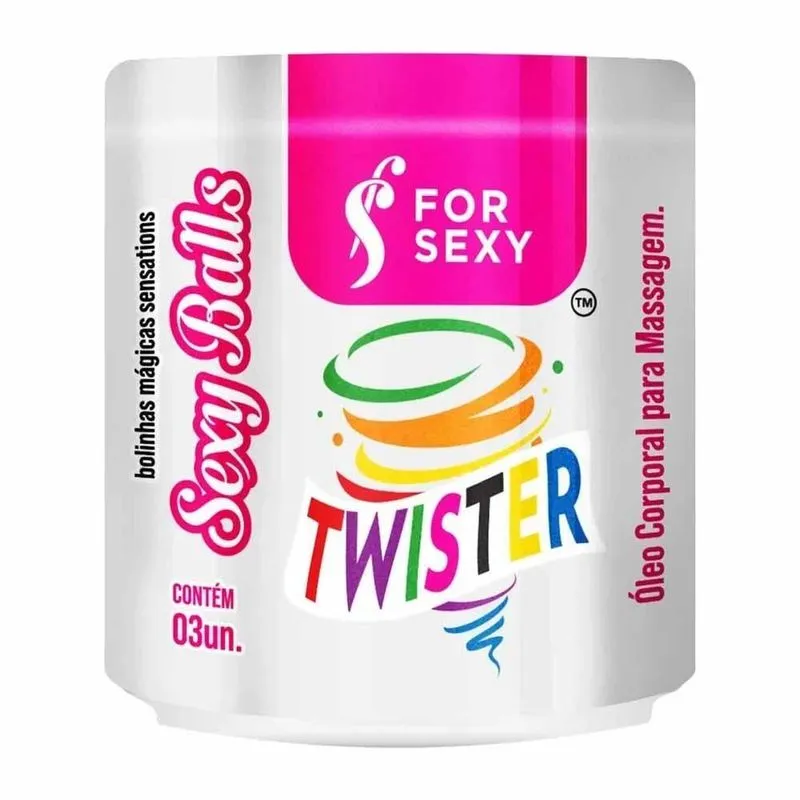 Bolinha Explosiva Twister Esquenta Esfria Vibra E Pulsa Sexy