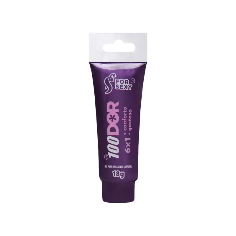 Gel Excitante Anal Multifunções 100dor 6x1 18g - For Sexy