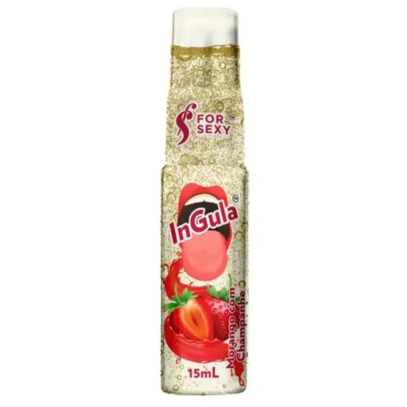 Ingula Aromatizante Bucal Morango com Champanhe 15ml - Sabor Intenso e Refrescante