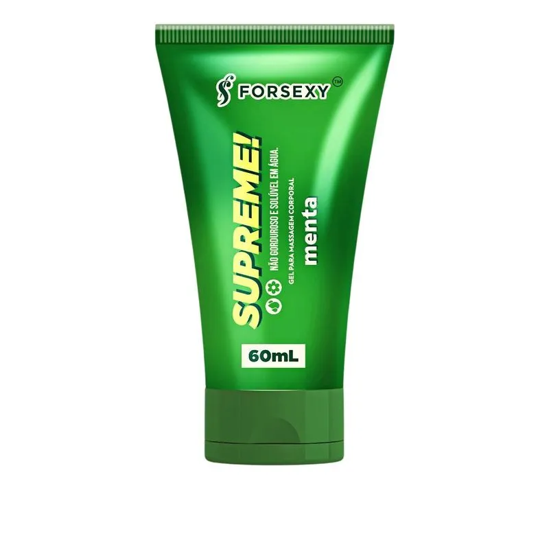 Supreme Lubrificante Aromático 60ml For Sexy - Menta