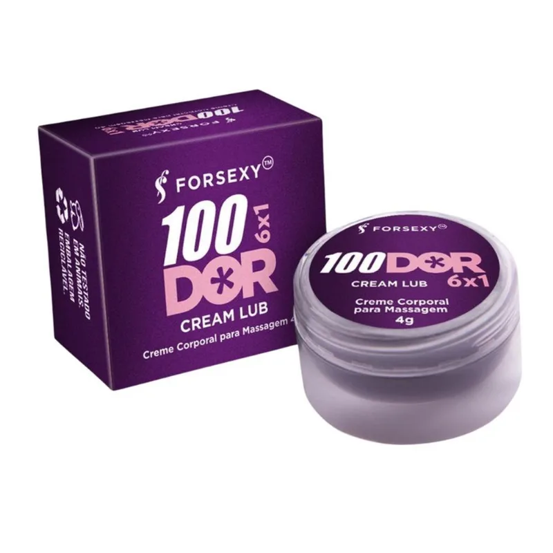 Pomada 100 Dor Anestésico Anal 4g - For Sexy
