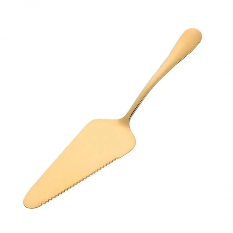 Espátula Cortador De Bolo Dourada Valentina - Mimo Style