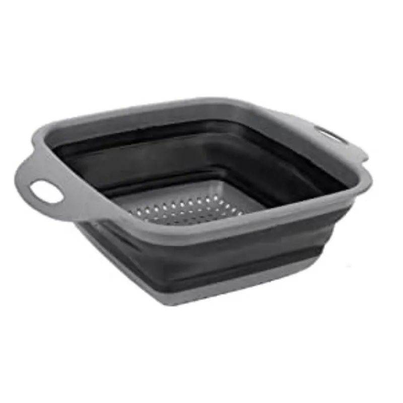 Escorredor Multiuso Quadrado Retratil Silicone 29x22cm