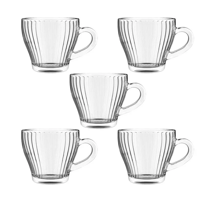 Conjunto de Xícaras de Café Inga Marocco Line 5 Peças 90ml