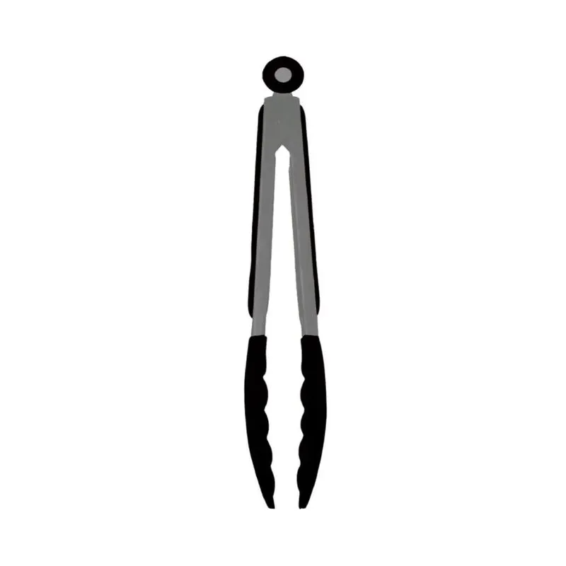 Pegador P&s Silicone Preto 26cm