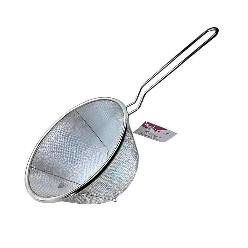Cesto Para Fritura 18,5cm Reforçado Redondo Inox Peneira