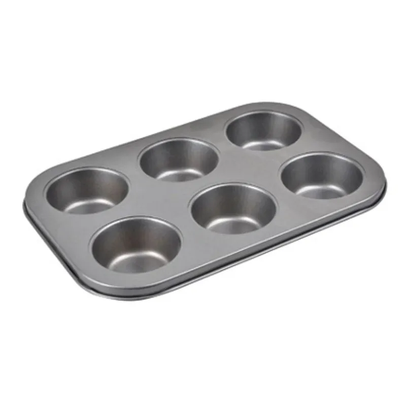 Forma Antiaderente Para 6 Cupcakes 26x18x3cm 24cm - Em Casa Tem