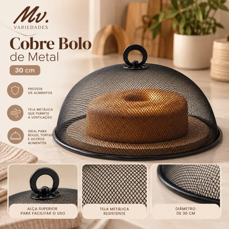 COBRE BOLO DE METAL - 30 CM