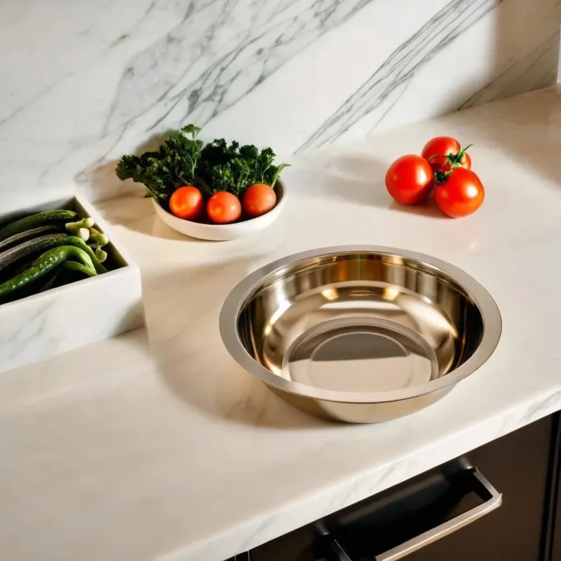 Bacia 7L Inox Em Casa Tem