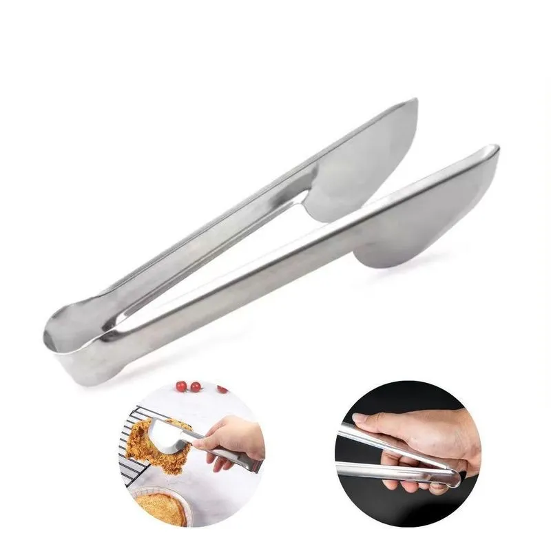 Pegador Universal Pinça Aço Inox Multiuso Churrasco Lanches