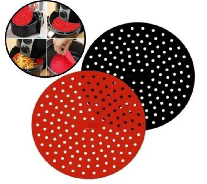 Forro Silicone Redondo Air Fryer Em Casa Tem