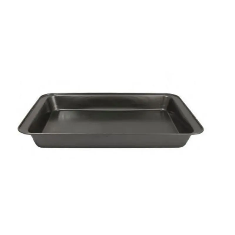 Bandeja De Inox 24cm 35x26x4cm - Em Casa Tem