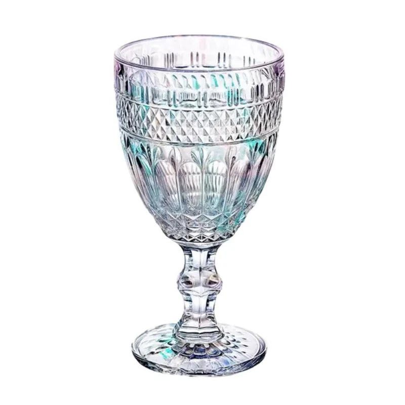 Taça De Vidro Furtacor Ametista Rainbow Luxo 340ml Em Casa Tem
