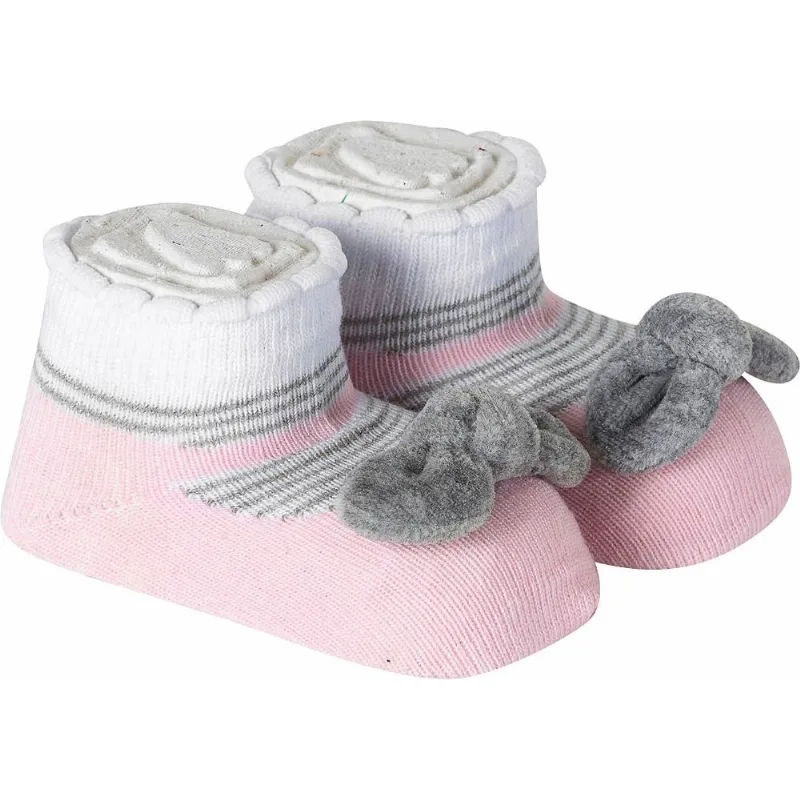 Meia Duck Sapatinho Bebê Divertidas 210 Rosa,Mescla Meia Duck Sapatinho Bebê Divertidas 210 Rosa, Mescla