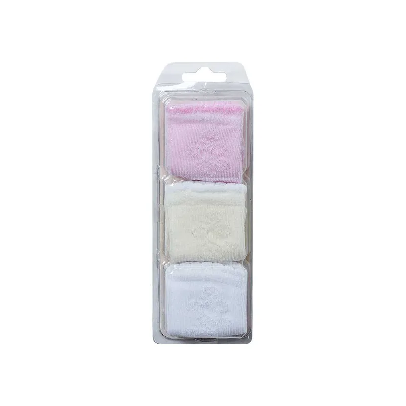 Meia Duck Menina 3403 Kit C/3 Cores/Estampas Sortidas