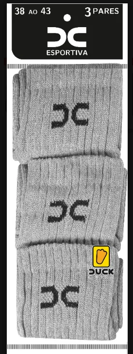 Kit de Meias Esportiva. MASC 3 Pares - 261