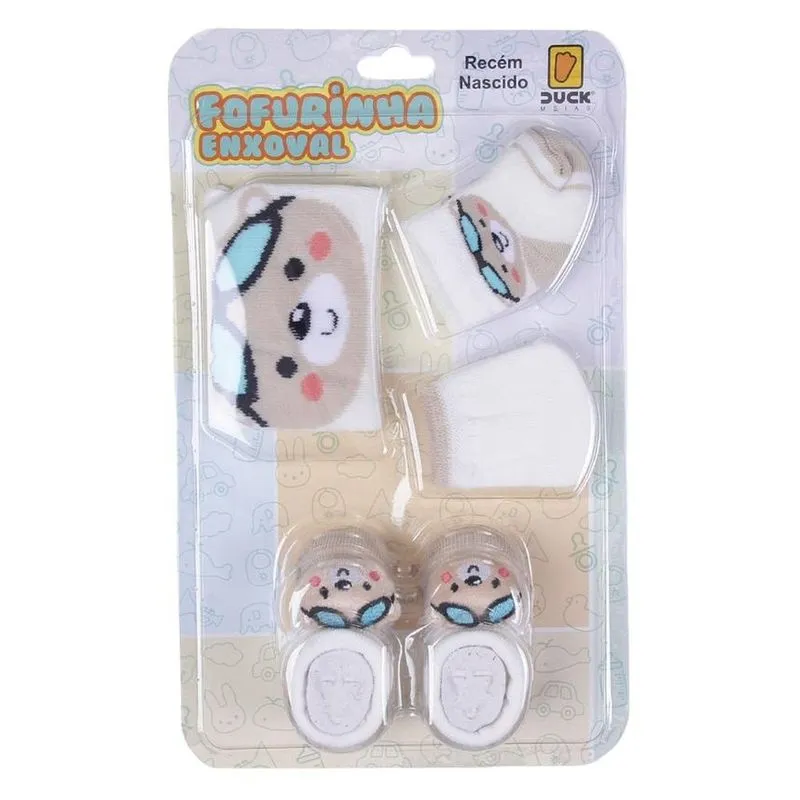 Kit Enxoval Bebê Duck RN Urso (MP)