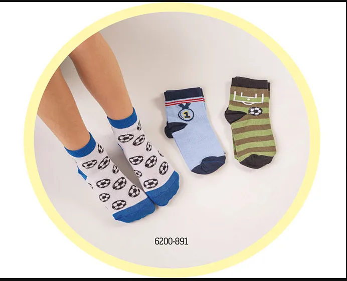 Kit 3 Pares de Meias DUCK KIDS-O TAM 30 AO 33 6200891G