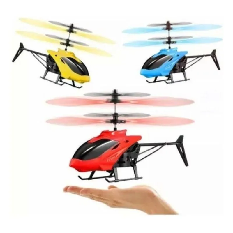 Mini Helicóptero Voa Sozinho Recarregável Brinquedo
