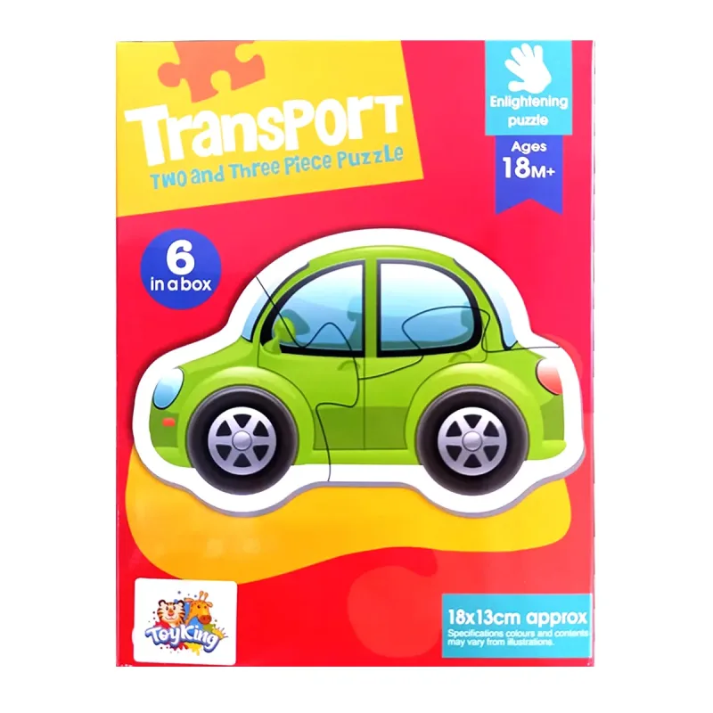 Brinquedo Quebra Cabeça de Plastico Transporte Toyking Tk-A