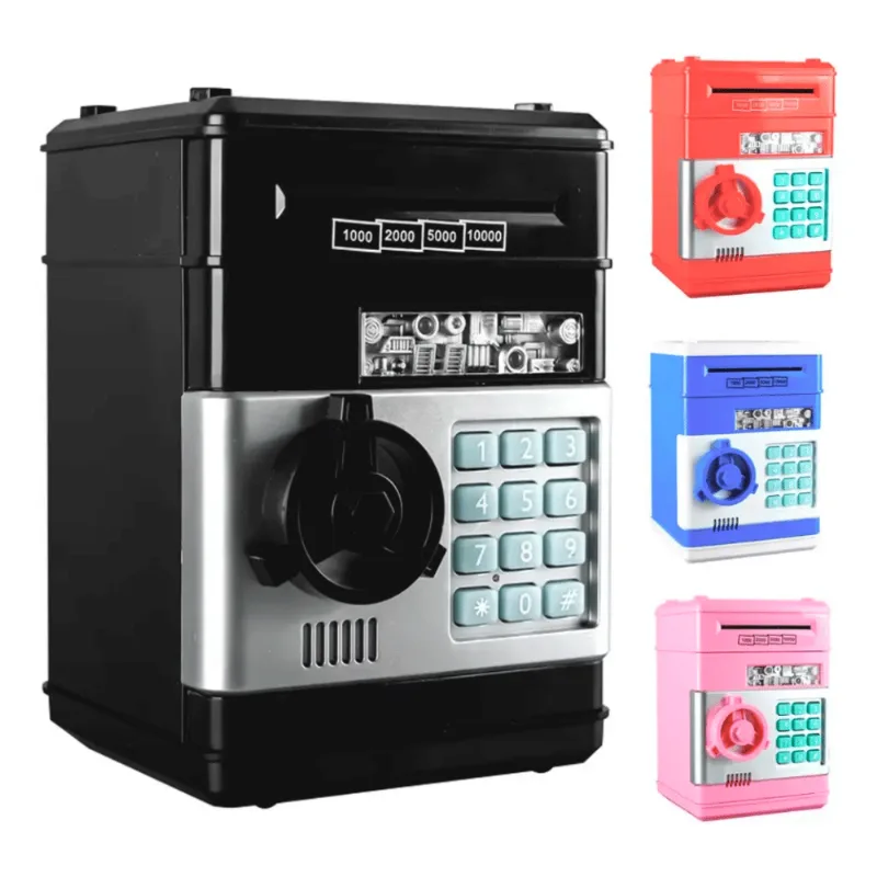 Mini Cofre Banco Digital - Cores Sortidas - Toy King UNICA