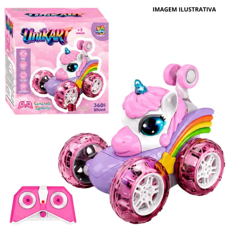Carrinho de Controle Remoto Unicórnio - Toyking