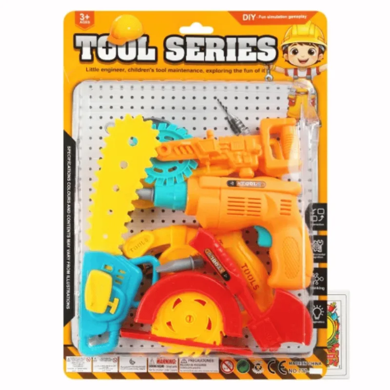 Kit de Ferramentas Infantil - Cores Sortidas - Toy King UNICA