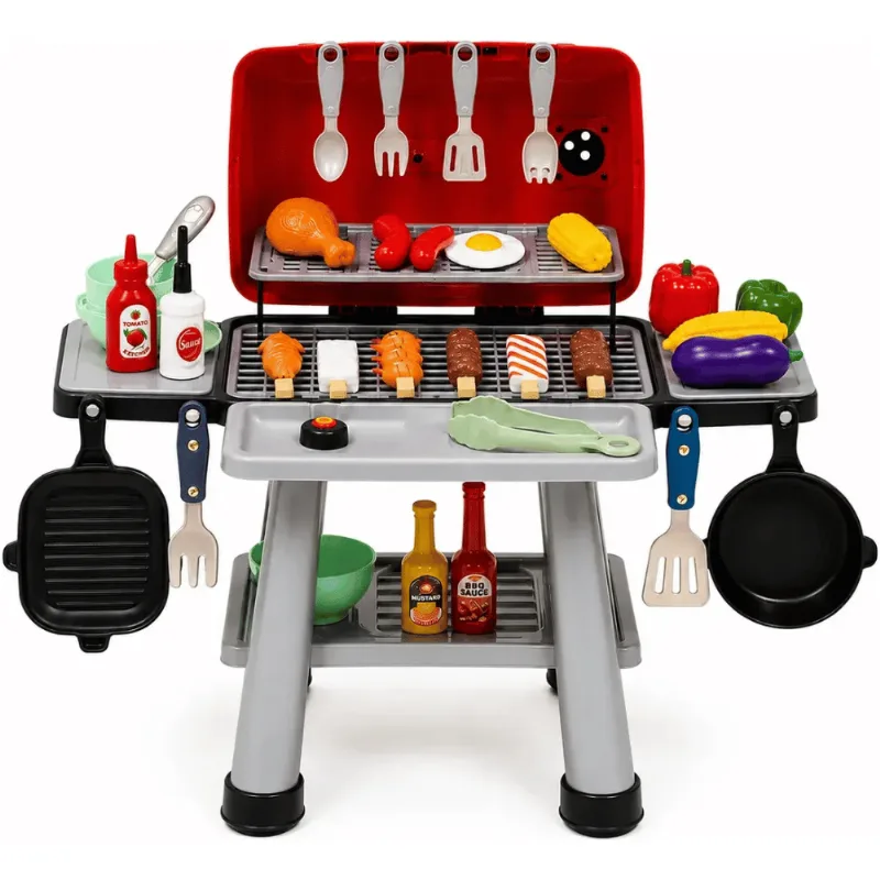 Churrasqueira Infantil Chef do Churrasco com 56 peças - Toy King UNICA