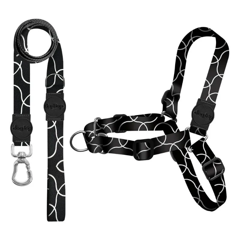 Kit Guia Premium + Peitoral Antipuxão Namotu Dog - 1162