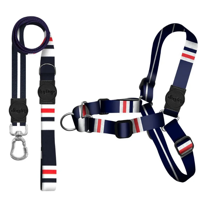 Kit Guia Premium + Peitoral Antipuxão Maxie Dog - 1153