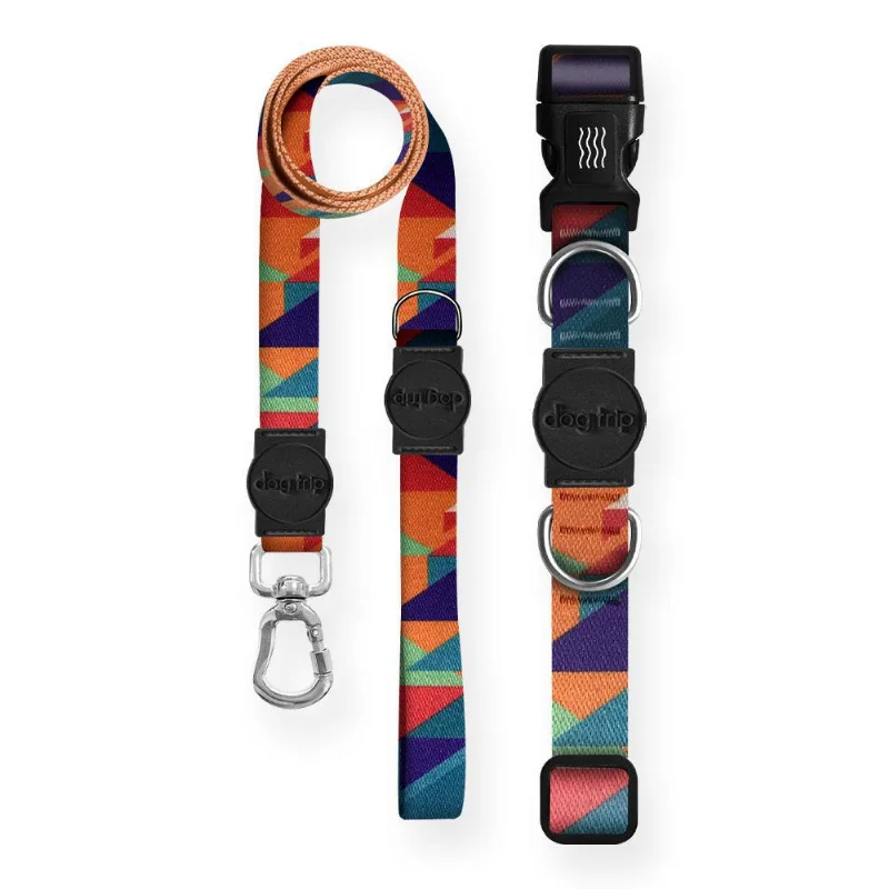 Kit Guia Premium Coleira Premium Bali Dog Trip Brasil - 1089