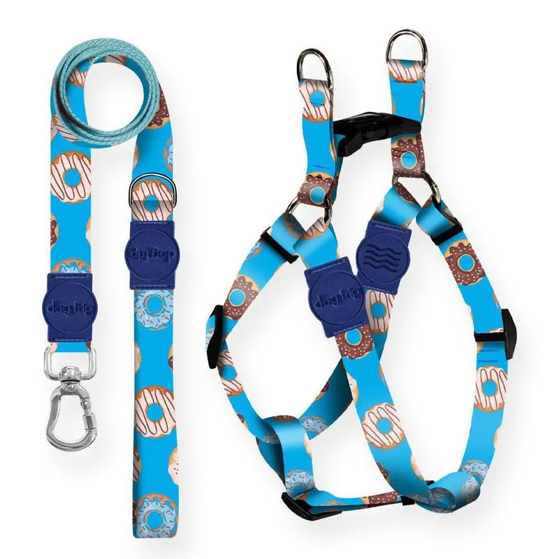 Kit Guia Premium + Peitoral Americano Donuts Blue Dog 987