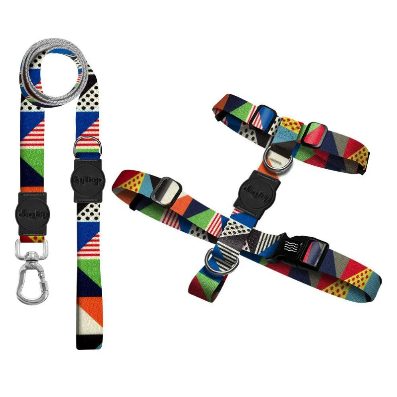 Kit Guia Premium + Peitoral H Kauai Dog Trip Brasil - 1257