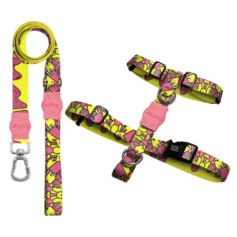 Kit Guia Premium + Peitoral H Ice Cream Dog 1478