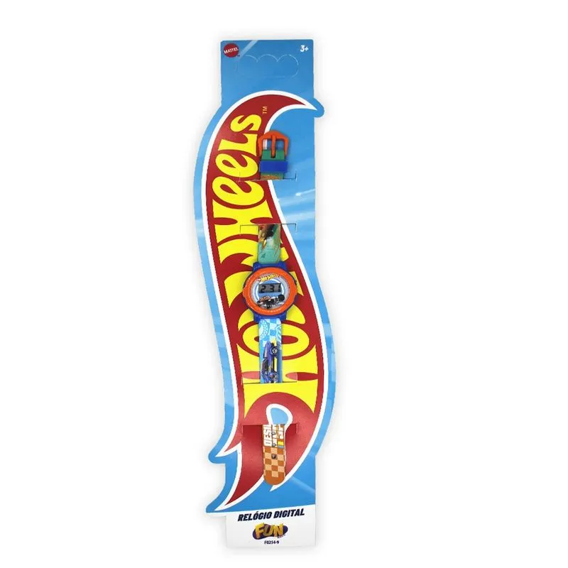 Hot Wheels Relógio Digital - Fun Divirta-se