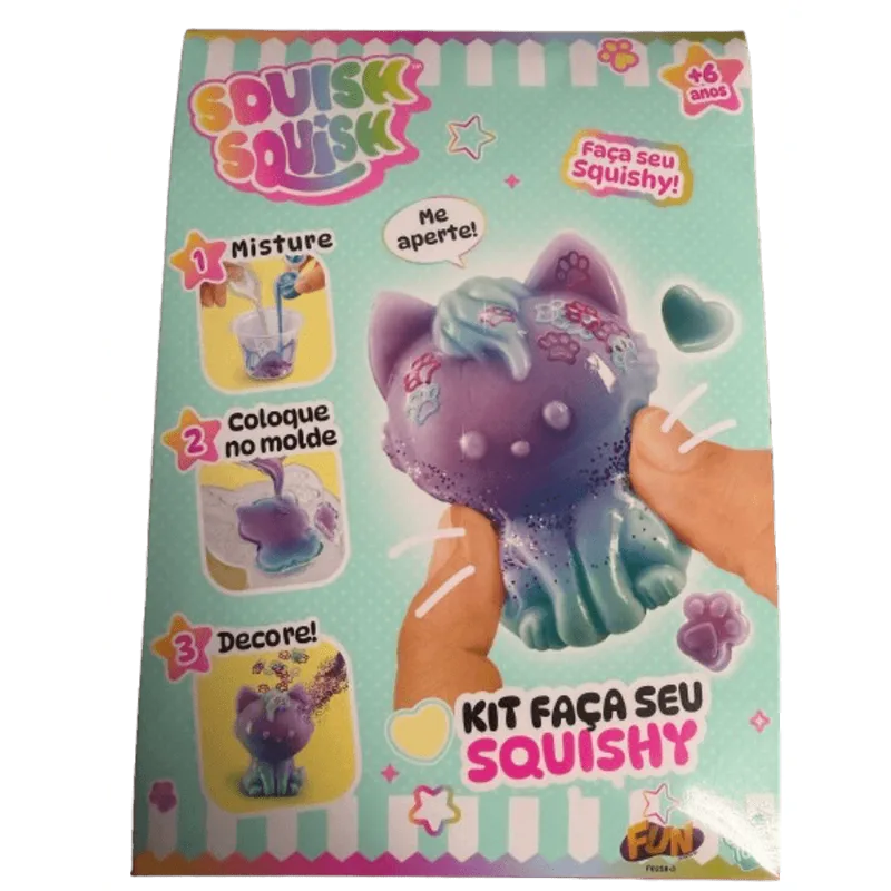 Kit Faça Seu Squishy F0258-3 - Fun